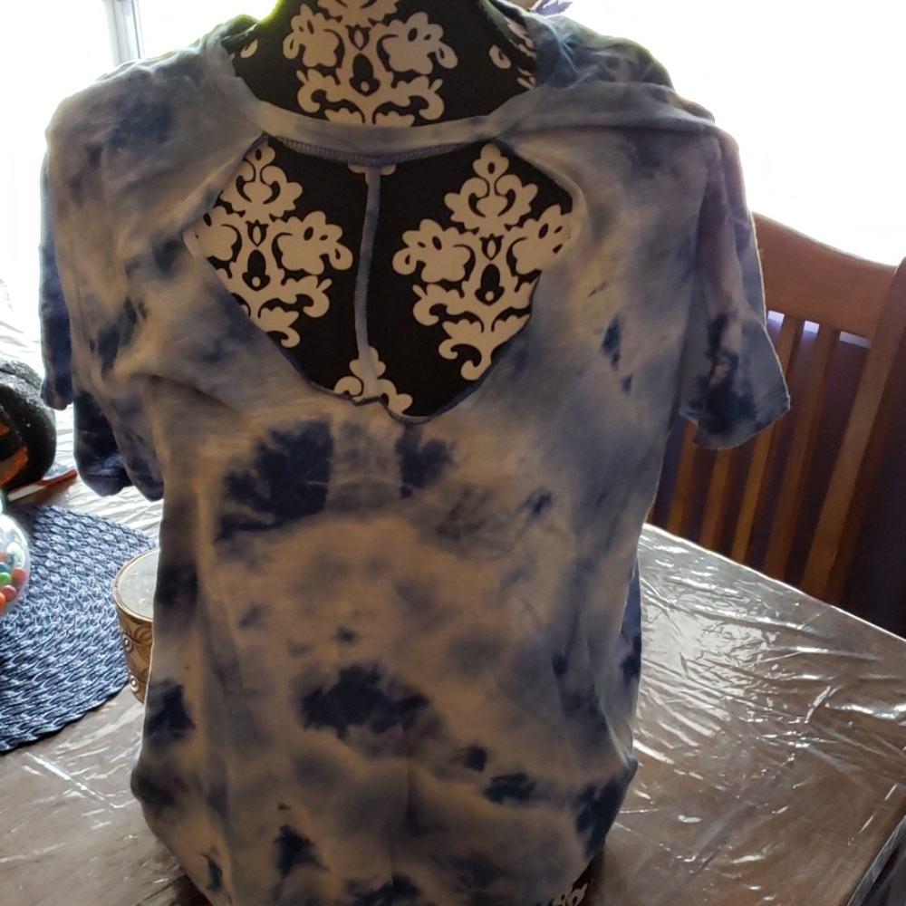 Tshirt tie  dye blue